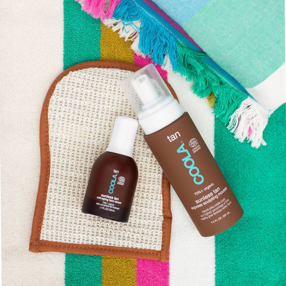 Bilde av Sunless Tan 2-in-1 Exfoliator & Applicator Mitt 1stk